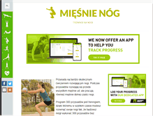 Tablet Screenshot of miesnienog.pl